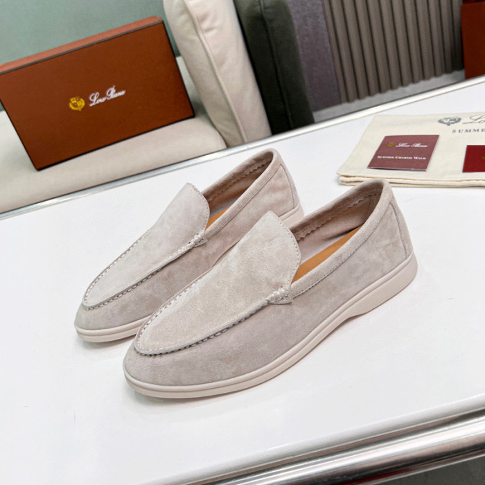 Loro Piana Summer Walk Moccasins Shoes without shoes box FZXZ125