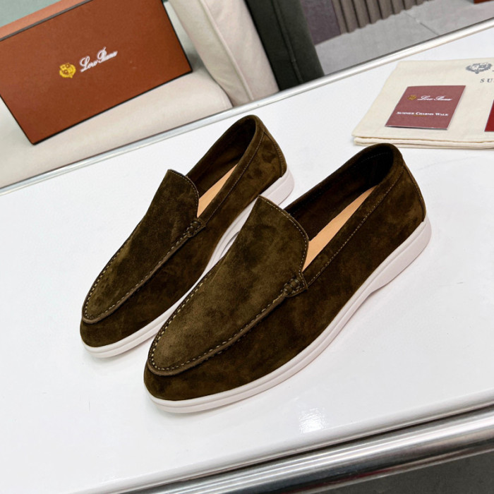 Loro Piana Summer Walk Moccasins Shoes without shoes box FZXZ125