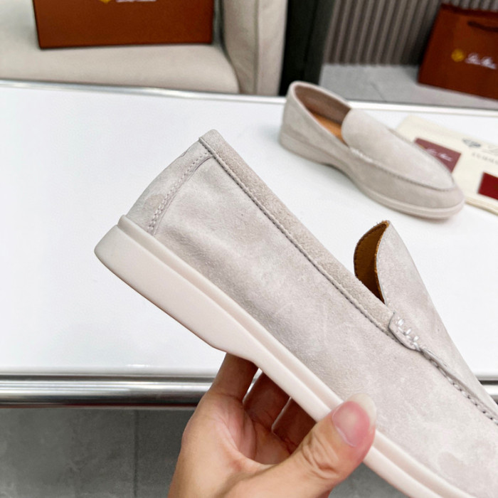 Loro Piana Summer Walk Moccasins Shoes without shoes box FZXZ125