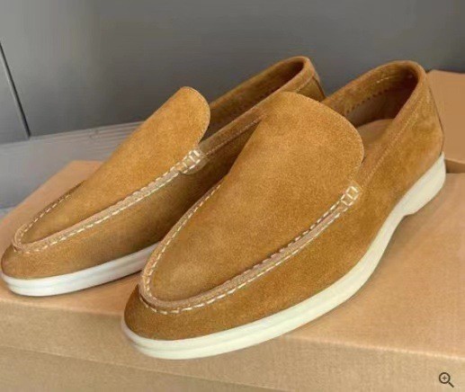 Loro Piana Summer Walk Moccasins Shoes without shoes box FZXZ125