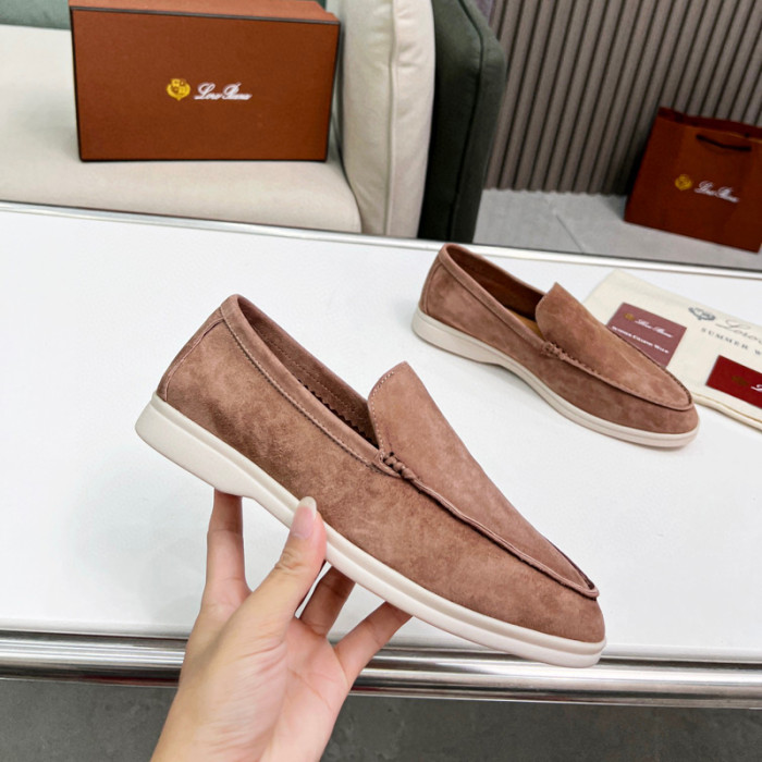 Loro Piana Summer Walk Moccasins Shoes without shoes box FZXZ125