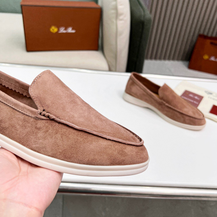 Loro Piana Summer Walk Moccasins Shoes without shoes box FZXZ125