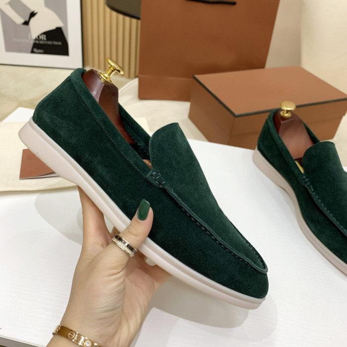Loro Piana Summer Walk Moccasins Shoes without shoes box FZXZ125