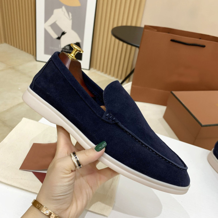 Loro Piana Summer Walk Moccasins Shoes without shoes box FZXZ125