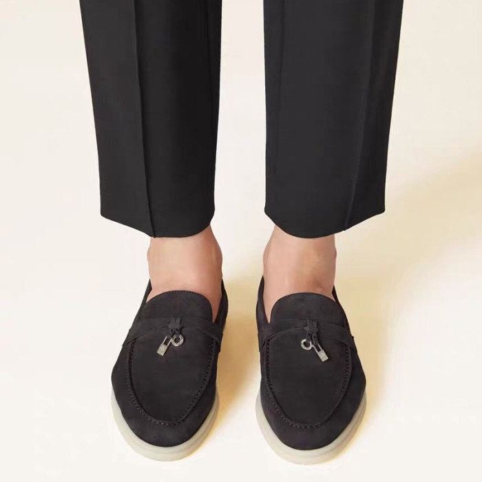 Loro Piana  Summer Walk Moccasins Shoes without shoes box FZXZ126