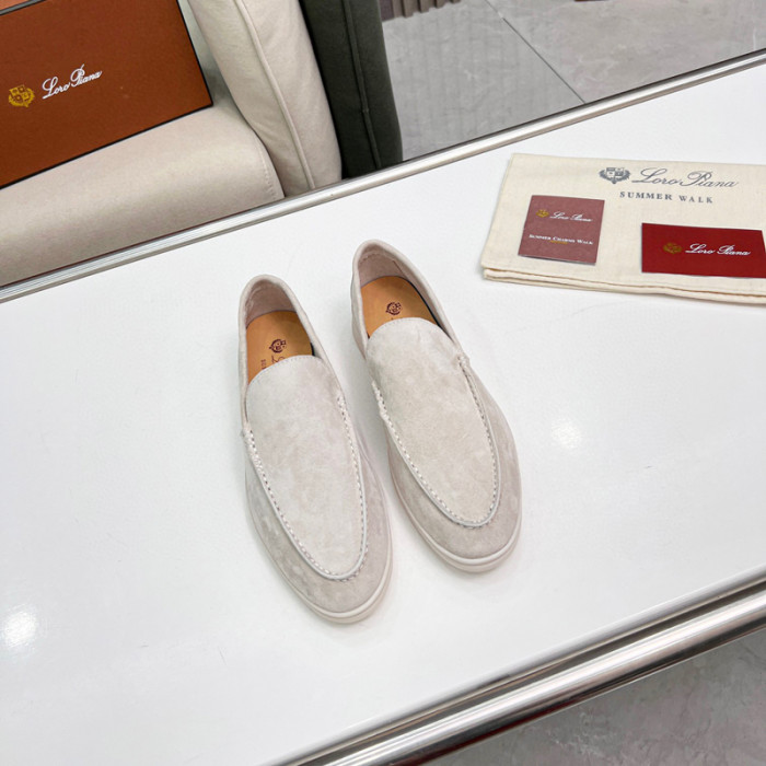 Loro Piana Summer Walk Moccasins Shoes without shoes box FZXZ125