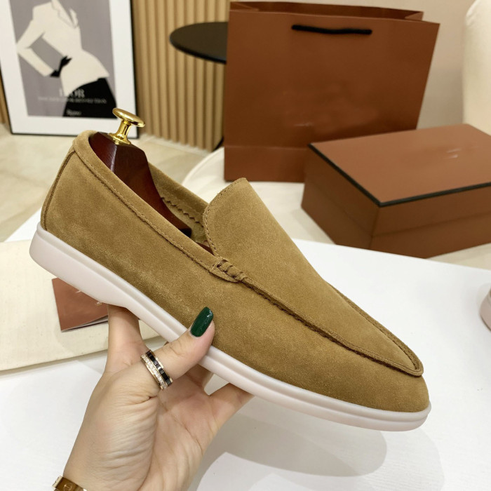 Loro Piana Summer Walk Moccasins Shoes without shoes box FZXZ125