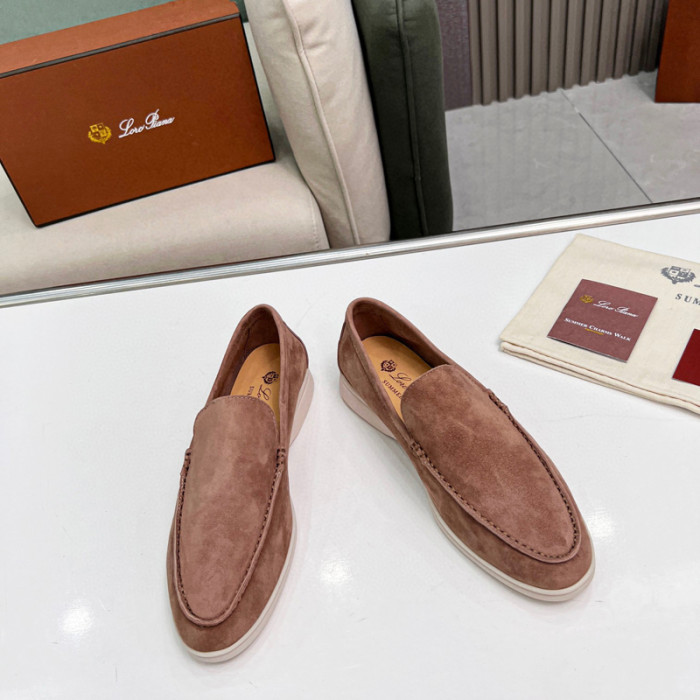 Loro Piana Summer Walk Moccasins Shoes without shoes box FZXZ125