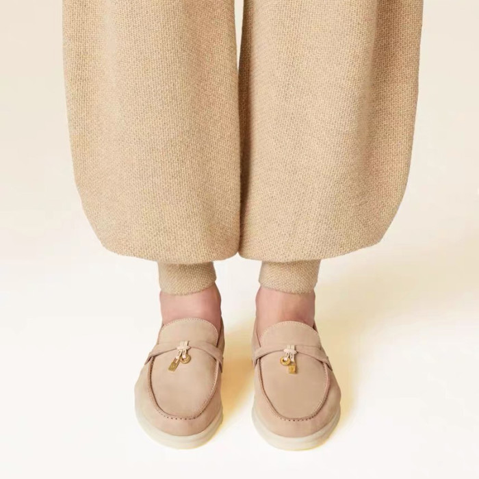 Loro Piana  Summer Walk Moccasins Shoes without shoes box FZXZ126