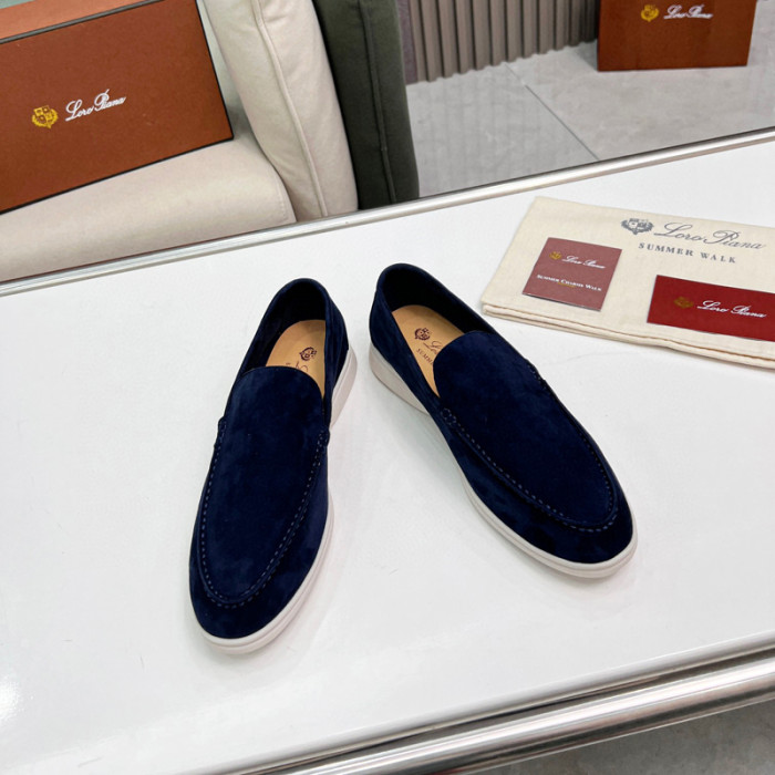 Loro Piana Summer Walk Moccasins Shoes without shoes box FZXZ125