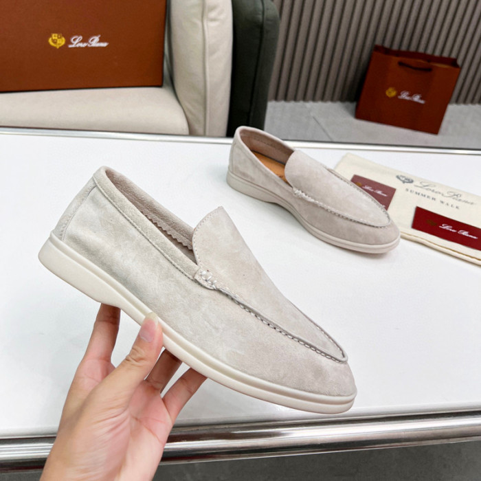 Loro Piana Summer Walk Moccasins Shoes without shoes box FZXZ125