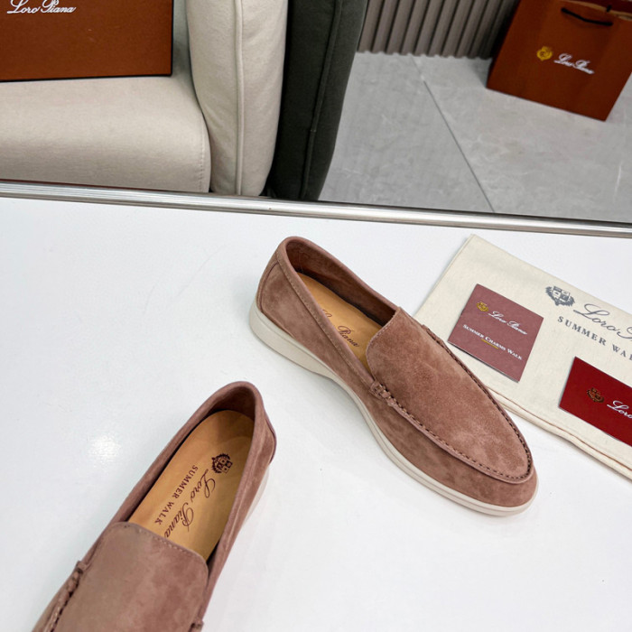 Loro Piana Summer Walk Moccasins Shoes without shoes box FZXZ125