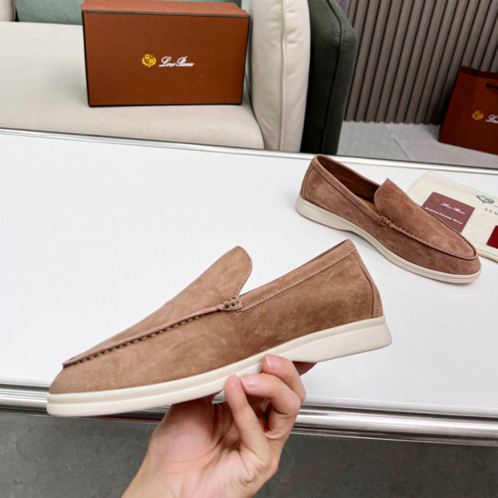 Loro Piana Summer Walk Moccasins Shoes without shoes box FZXZ125