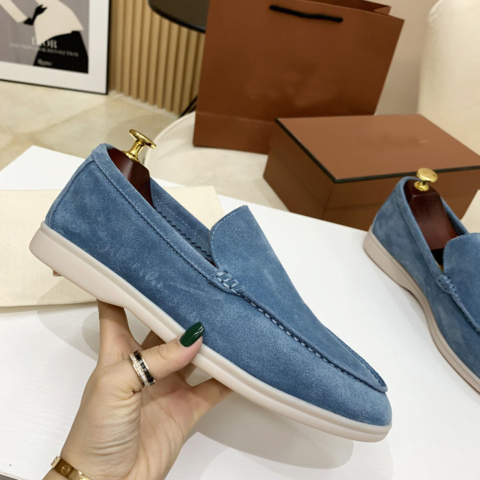 Loro Piana Summer Walk Moccasins Shoes without shoes box FZXZ125