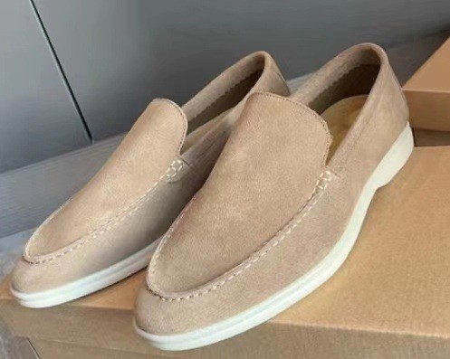 Loro Piana Summer Walk Moccasins Shoes without shoes box FZXZ125