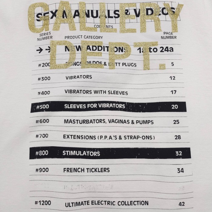 GALLERY DEPT. TEE FZTX3826