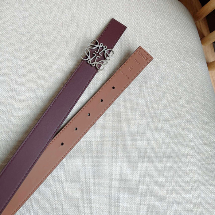LOEWE Anagram 28MM REVERSIBLE BELT FZYD176
