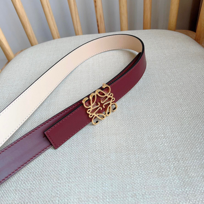 LOEWE Anagram 28MM REVERSIBLE BELT FZYD176