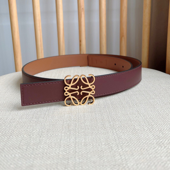LOEWE Anagram 28MM REVERSIBLE BELT FZYD176