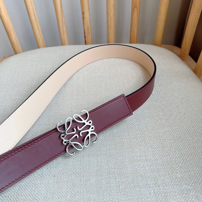 LOEWE Anagram 28MM REVERSIBLE BELT FZYD176