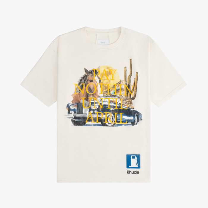 RHUDE DESERTO MOTORS TEE FZTX4000