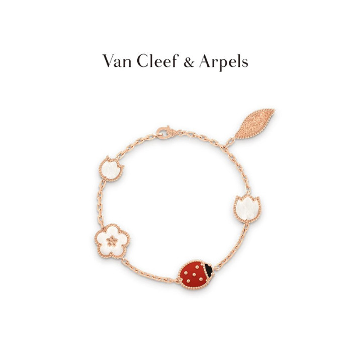 Van Cleef & Arpels Lucky Spring ladybird Bracelet FZPJ048