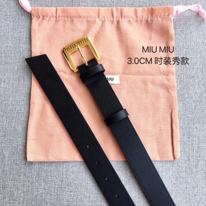 miumiu 3cm cowhide Belt FZYD180