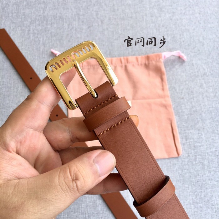 miumiu 3cm cowhide Belt FZYD180
