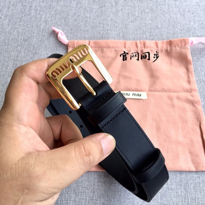 miumiu 3cm cowhide Belt FZYD180
