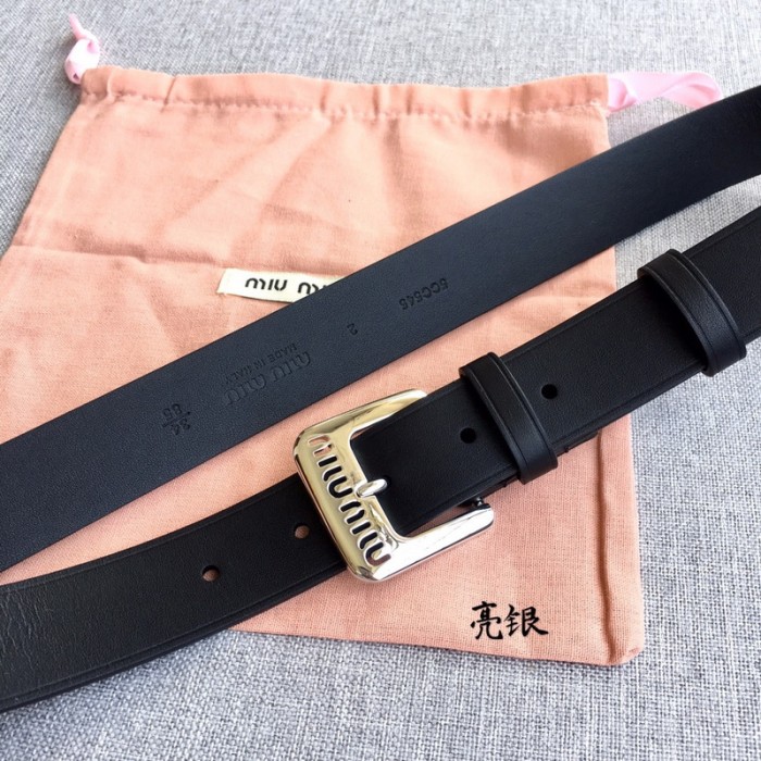 miumiu 3cm cowhide Belt FZYD180