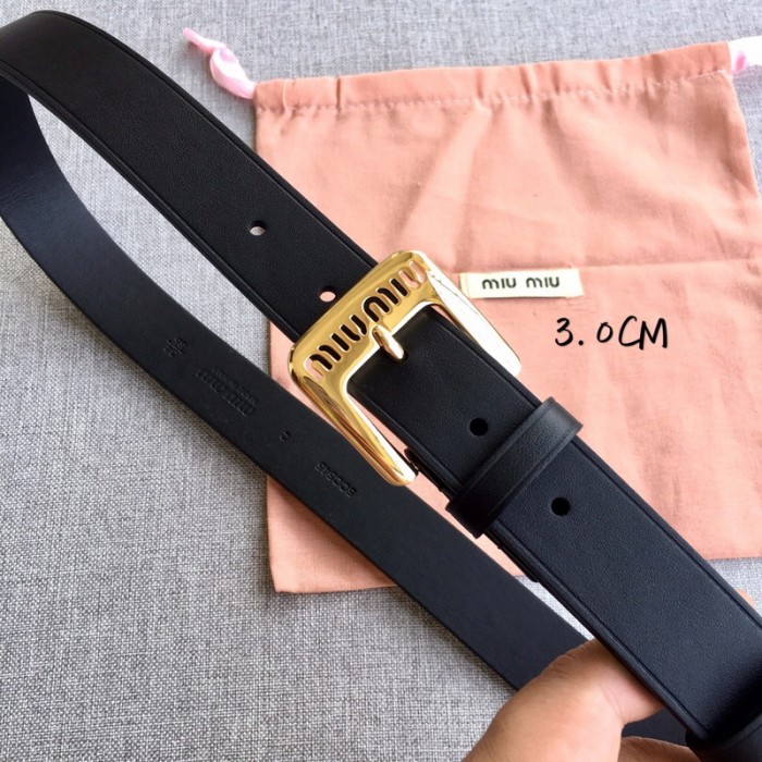 miumiu 3cm cowhide Belt FZYD180