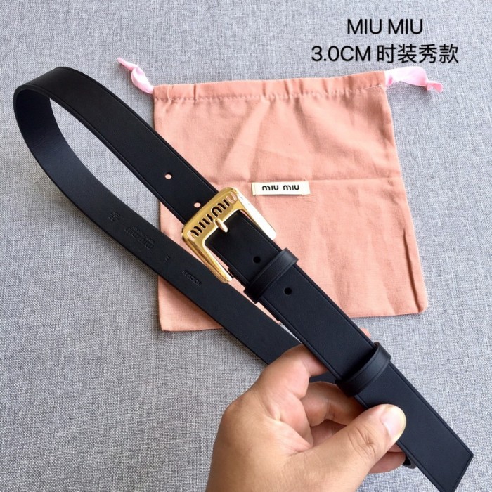 miumiu 3cm cowhide Belt FZYD180
