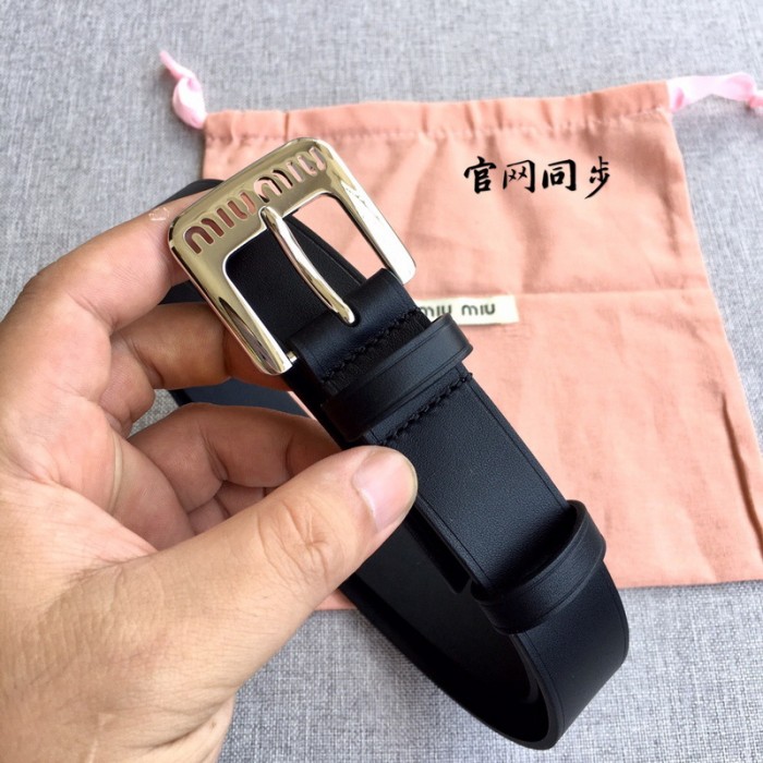 miumiu 3cm cowhide Belt FZYD180