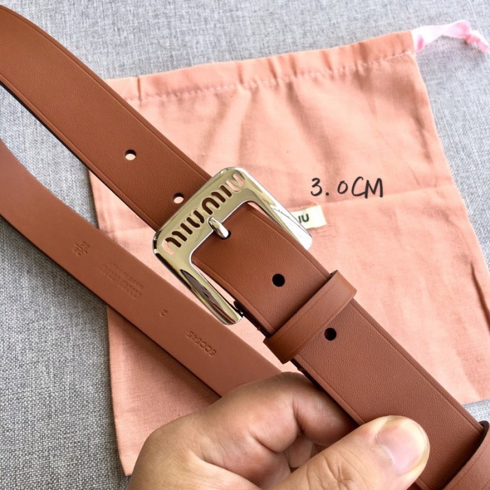 miumiu 3cm cowhide Belt FZYD180