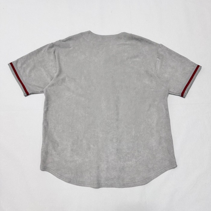 SUPREME 24SS ULTRASUEDE MESH BASEBALL JERSEY FZTX4058