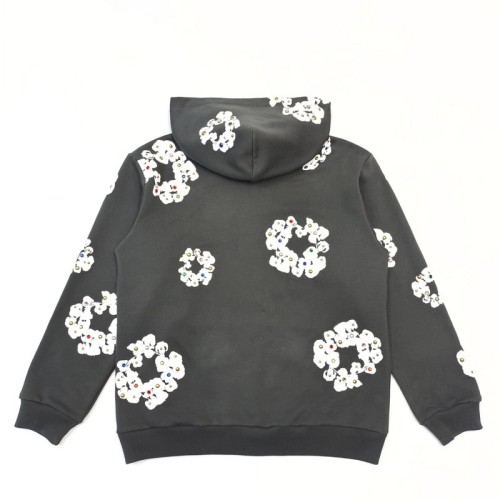 DENIM TEARS Rhinestone Zipper Hoodies FZWY1373
