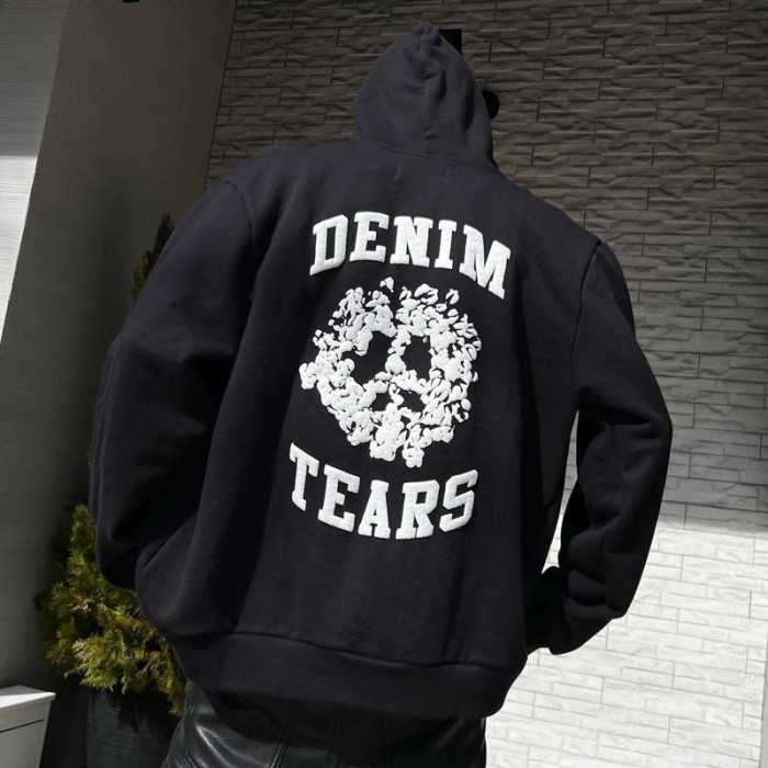 DENIM TEARS Zipper Hoodies FZWY1442