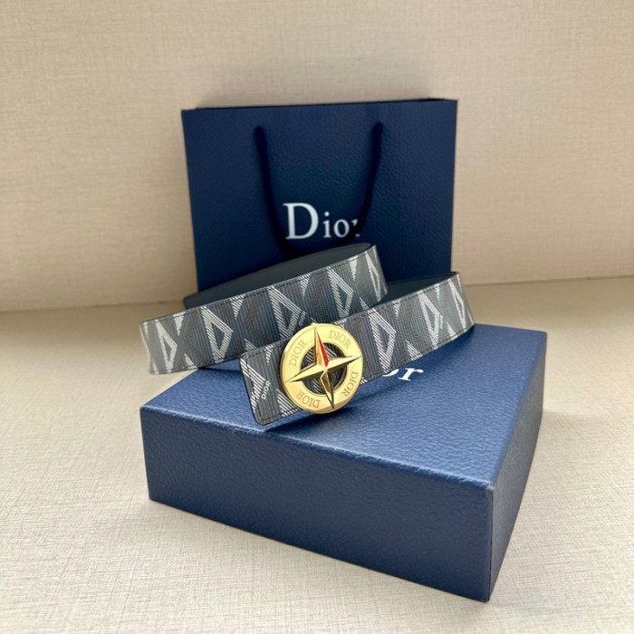DIOR AND STONE ISLAND CD DIAMOND 35MM Belt FZYD194