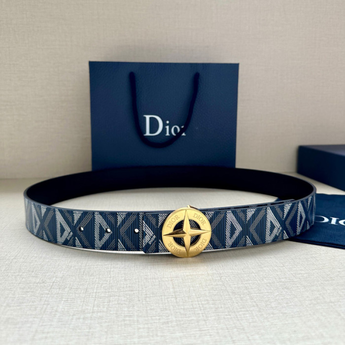 DIOR AND STONE ISLAND CD DIAMOND 35MM Belt FZYD194