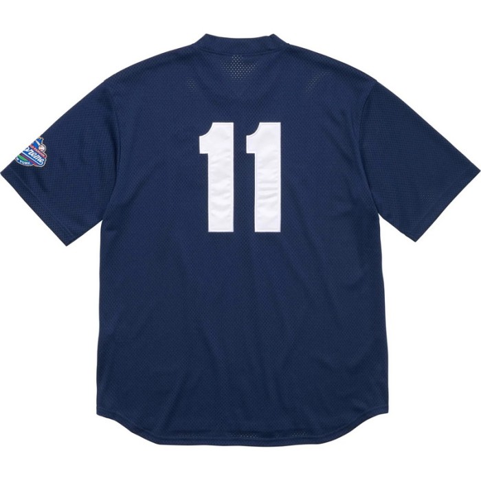 Supreme S Logo Baseball Henley FZTX4251