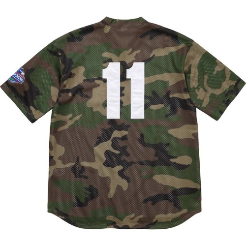 Supreme S Logo Baseball Henley FZTX4251