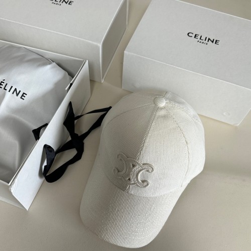 Celine TRIOMPHE Corduroy Baseball Hat FZMZ196