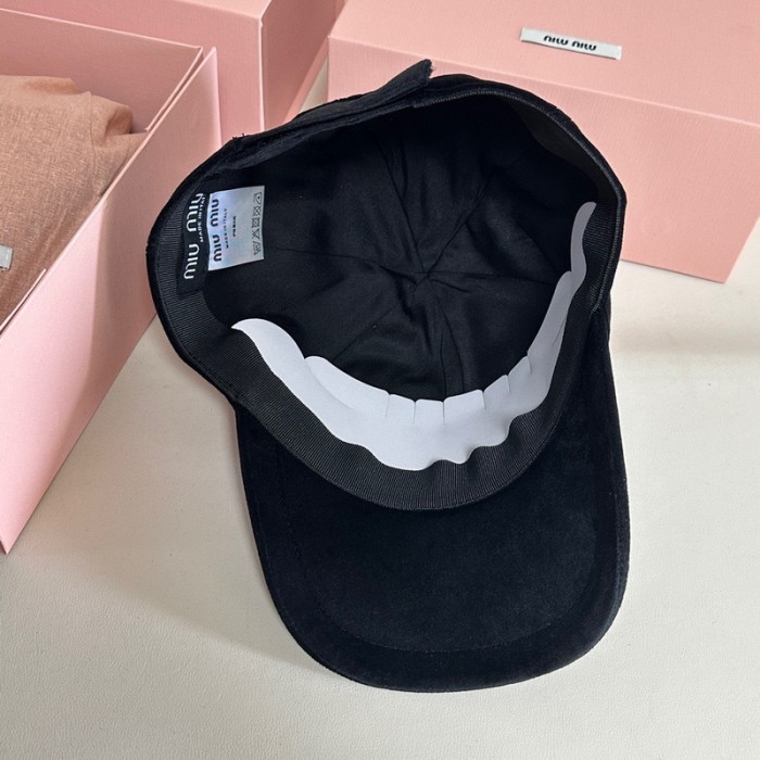 MIUMIU Velour Fisherman's hat cap FZMZ201
