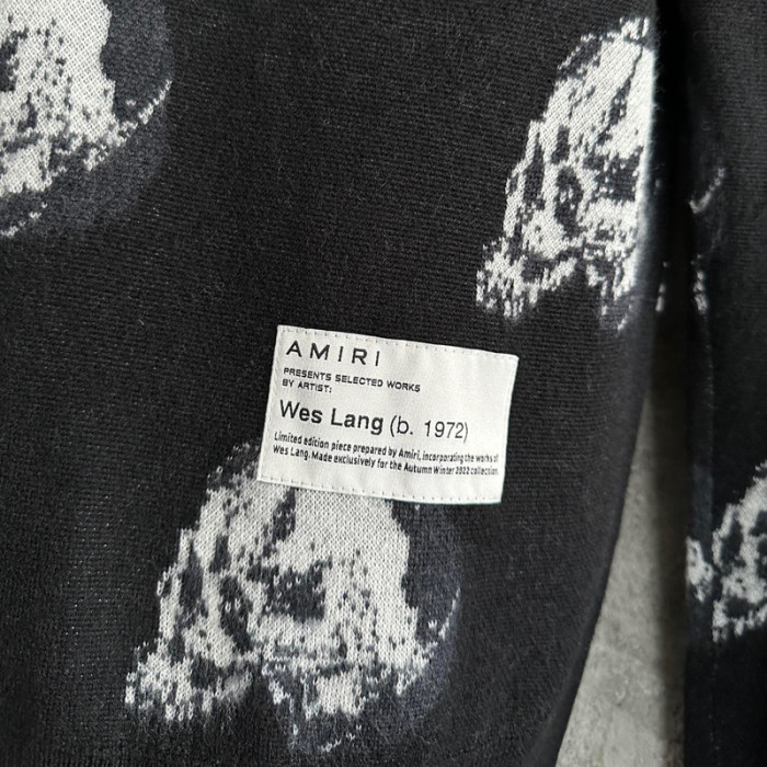 AMIRI X Wes Lang Wool Cardigan FZMY440