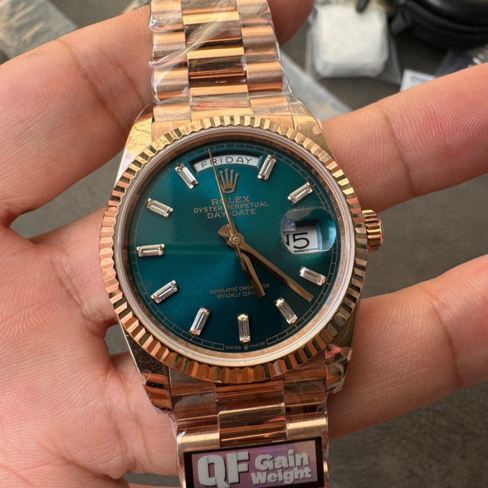 ROLEX Oysterquartz Day-Date 36MM Watch FZSB019