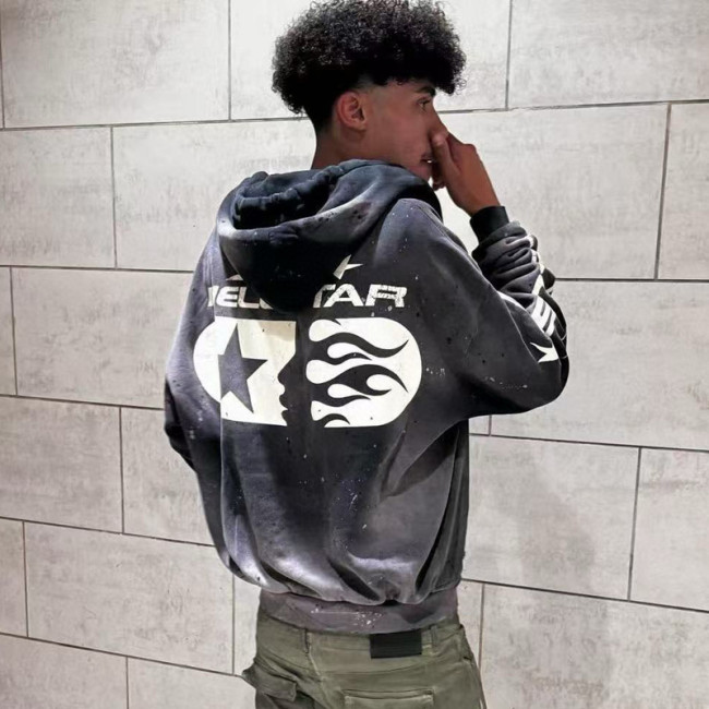 HELLSTAR Splash-ink Zipper Hoodies FZWY1595