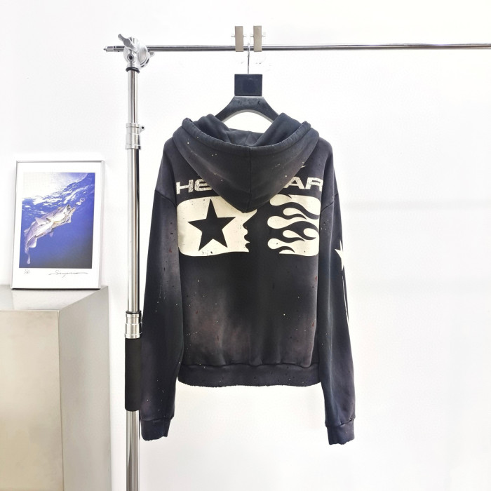 HELLSTAR Splash-ink Zipper Hoodies FZWY1595