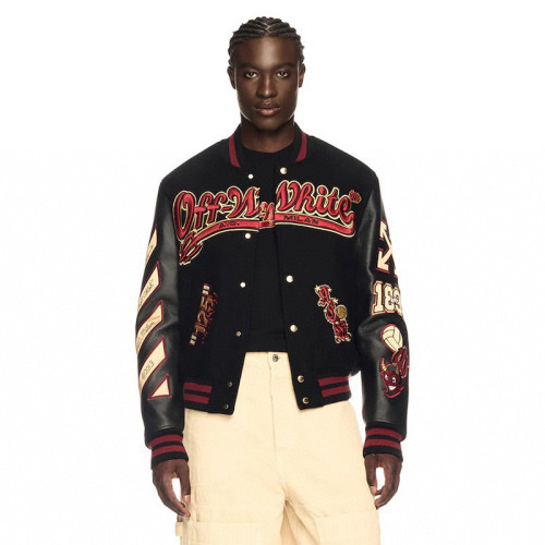 Off White baseball uniform jacket FZJK1631