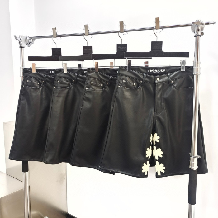 LOSTSHDWS Leather Shorts FZKZ1128