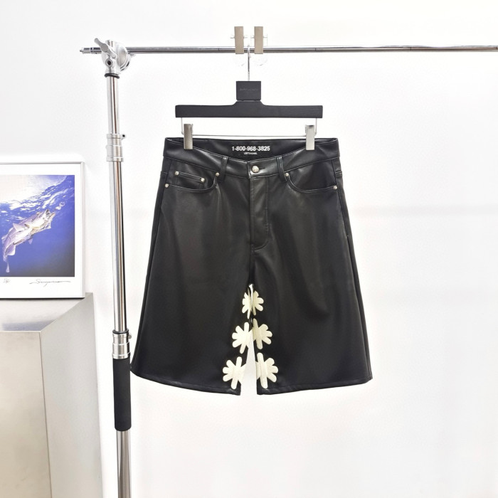 LOSTSHDWS Leather Shorts FZKZ1128